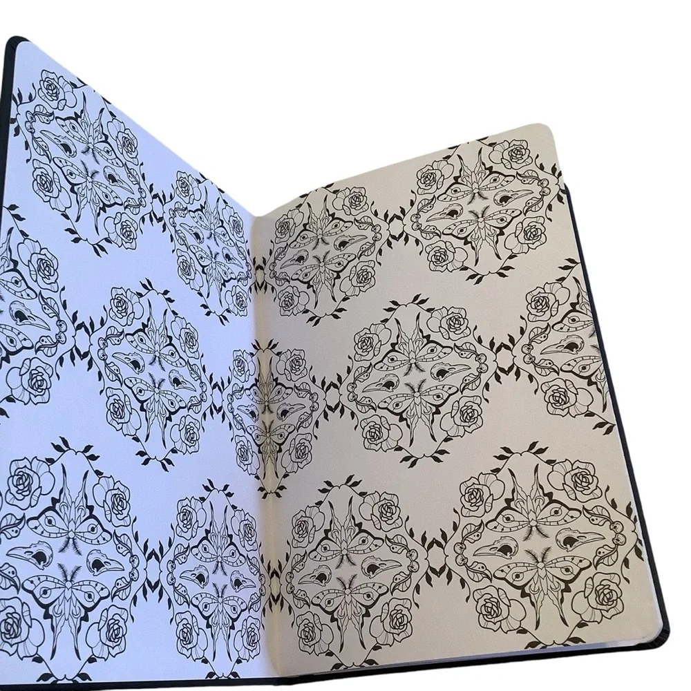 Black Weekly Agenda Task Journal Undated Illumicrate